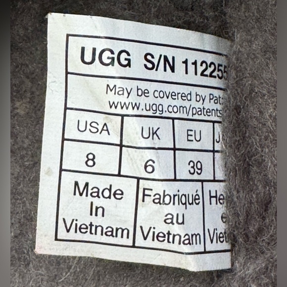 Ugg Tazz Tasman Platform Slippers Black Size 8 EUC! - Picture 15 of 16